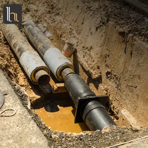 Drain Pipe Under Ground